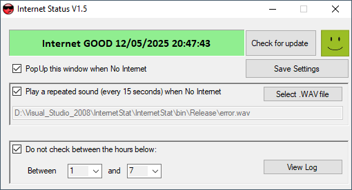 Internet Status